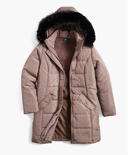 Parka Style Jacket with Detachable Hood - LA469
